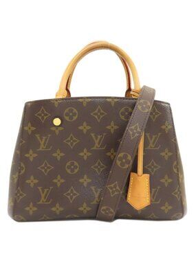 Louis Vuitton Montaigne BB Handbag Monogram Canvas